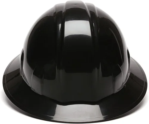Miniatura 2 de Pyramex SL Series Full Brim Hard Hat with 4-Point Ratchet Suspension - Tough and Lightweight HDPE Shell, Wide Brim for Rain and Sun, Quick