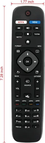 Miniatura 9 de Nuevo reemplazo remoto apto para Philips Smart TV NH500U NH500UW NH503UP 55PFL5602 50PFL5602 43PFL5602 75PFL6601 32PFL4902 40PFL4901 43PFL4901