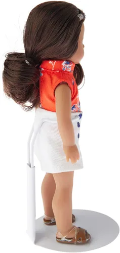 Miniatura 7 de Plymor DSP-30W - Soporte de figura de acción ajustable blanco, se adapta a figuras de acción de 6 y 6.5 pulgadas, la cintura es de 1.25 a 1.5