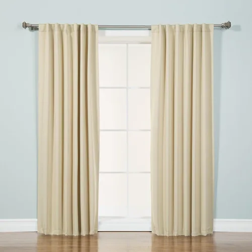 Miniatura 8 de Best Home Fashion cortina opaca con aislamiento térmico sólido para grifo, 215 centímetros de largo. Gris Oscuro