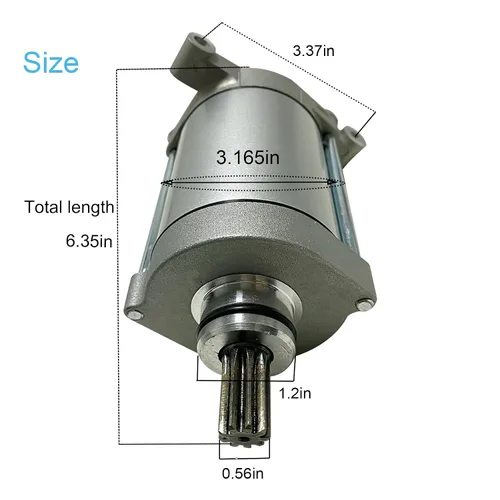 Miniatura 3 de Motor de arranque FUYEAR Compatible con Hisun UTV ATV 500 550 700 750 31200-004D-0000 31200-F39-0000