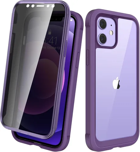 Miniatura 101 de Diaclara Diseñada para iPhone 12/12 Pro, cuerpo completo resistente con protector de pantalla integrado sensible al tacto, antiarañazos, parachoques