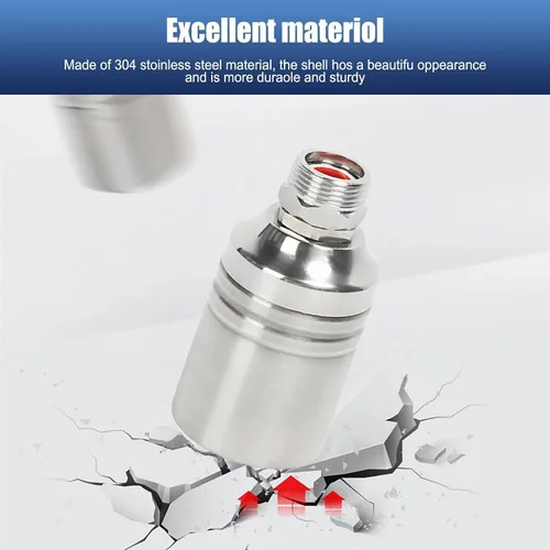 Miniatura 3 de Water Float Valve, Automatic Water Level Control Float Valve Stainless Steel For Water Tank Pool
