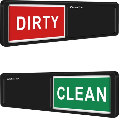 Miniatura 9 de Imán magnético para lavavajillas Clean Dirty de KitchenTour, imán de acero inoxidable premium Clean Dirty para lavavajillas, divertido, imán fuerte