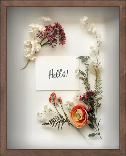 Miniatura 81 de FrameWorks Marco de Caja de Sombra de Madera Negra de 8" x 8" – Vitrina con Parte Trasera de Fieltro Suave, Caja de Memoria con Vidrio Templado