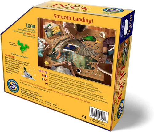 Miniatura 3 de Madd Capp Puzzles - I AM Duck - Rompecabezas de 1000 piezas con forma de animal, multicolor