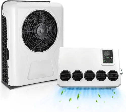 Miniatura 13 de 12 volt Aire acondicionado para camión eléctrico con unidad de aire acondicionado dividida de estacionamiento 12V 8000BTU para furgoneta camper