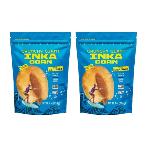 Miniatura 3 de Inka - Nueces de maíz, maíz gigante tostado sin gluten, sabor original, 4 onzas (paquete de 36)