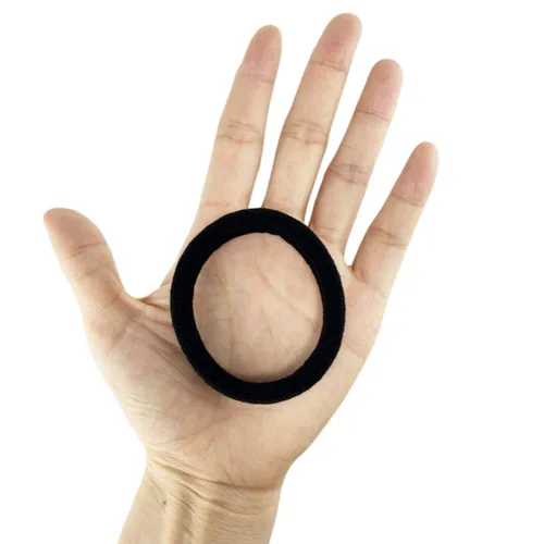 Miniatura 3 de 20 ligas de algodón, elásticas, gruesas y sin costuras para el pelo, ideales para peinados y coletas cabello abundante, grueso y ondulado Mejora