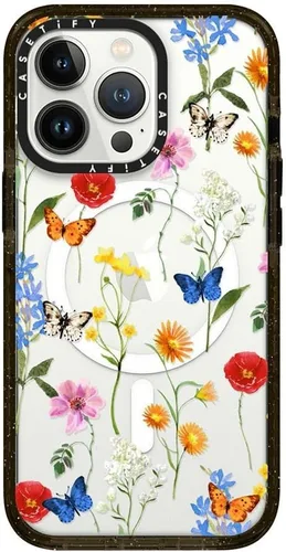 Miniatura 258 de Funda Impact de CASETiFY para iPhone 13 Pro Max con Magsafe - Estuche Claro Cuento de Invierno - Claro Negro Estuche transparente Winter Tale