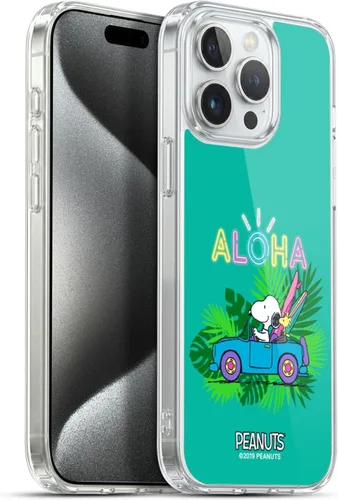 Miniatura 15 de Head Case Designs Peanuts Tropical Surf Snoopy Aloha Disco Gel Funda con licencia oficial [protección de grado militar] compatible con Apple iPhone