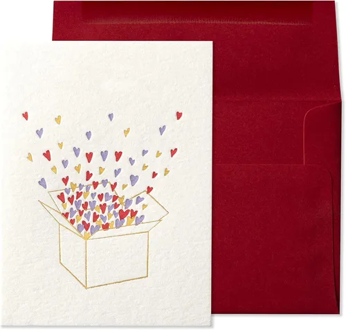 Miniatura 8 de NIQUEA.D Tarjeta del día de San Valentín, Husband Xoxo, incluye un sobre único de sentimiento y coordinación (NVD-0016)