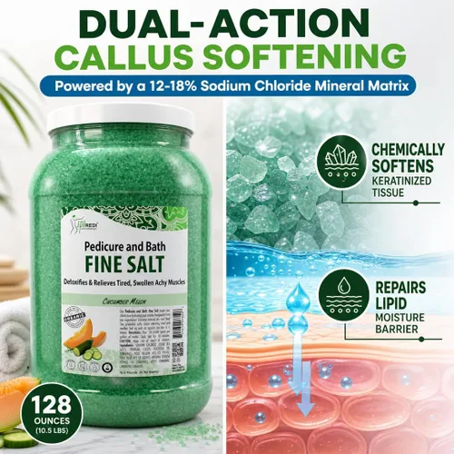 Miniatura 2 de SPA REDI - Remedio de Inmersión para Pies y Sal Fina de Baño de Pepino y Melón, 3.79 L - Hecho con Sales del Mar Muerto, Aceite de Argán, Aceite