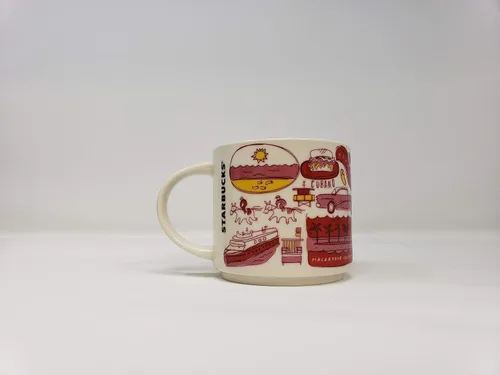 Miniatura 3 de Starbucks Been There Series Miami - Taza de café de cerámica, 14 onzas