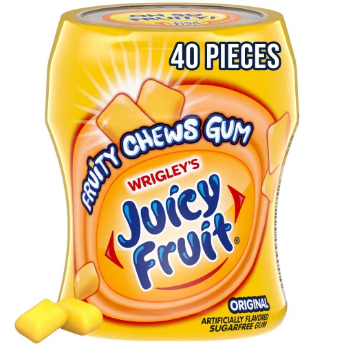 Miniatura 8 de Juicy Fruit Gum Goma de mascar original de burbujas, 5 unidades (paquete de 18)