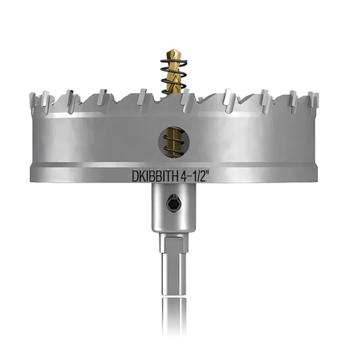 Miniatura 14 de TCT Juego de sierra perforadora, 2 paquetes de cortadores de agujeros con punta de carburo de tungsteno de 1-3/4" (45mm) resistentes para acero