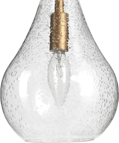 Miniatura 3 de KSANA Iluminación colgante de cristal dorado para isla de cocina, dormitorio, comedor, entrada, fregadero, rincón de desayuno Oro y vidrio sembrado