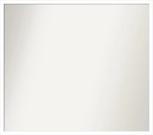 Miniatura 975 de Amanti Art Espejo de baño blanco para sobre el fregadero, 32 x 45 pulgadas, espejo de tocador rectangular blanco esbelto, marco de madera moderno