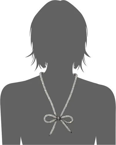 Miniatura 3 de Betsey Johnson Collar de lazo de malla