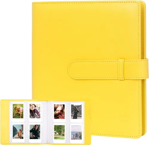 Miniatura 18 de Álbum de fotos de 540 bolsillos para cámara instantánea Fujifilm Instax Mini, cubierta de cuero, álbum de fotos para cámara instantánea Instax Mini