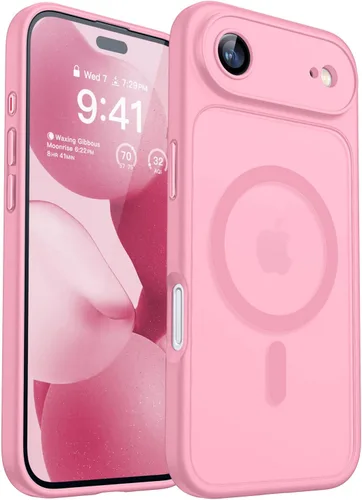 Miniatura 129 de CANSHN Funda magnética compatible con iPhone 17 Pro, mejorada [protección completa de la cámara] [compatible con Magsafe] [mate translúcido] funda