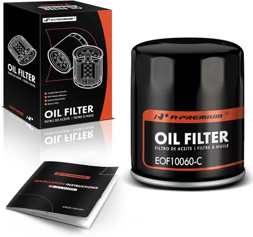 A-Premium 10K Millas de Protección Filtro de Aceite Giratoria Compatible con Chevy & GMC & Volkswagen & Jeep & Dodge & Mazda & Chrysler & Buick &