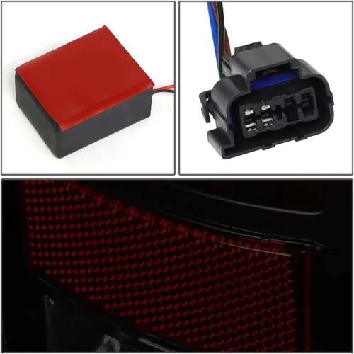 Miniatura 6 de Auto Dynasty Luces Traseras de Cola Compatibles con 2007-2014 GMC Sierra 1500 2500HD 3500HD, Luces de Freno DRL Completas LED para Conductor