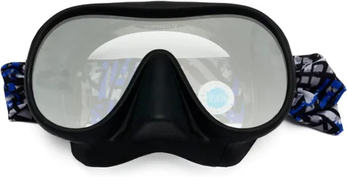 Miniatura 12 de Splash Place Máscara de natación para adultos con correa de tela Gafas de natación para adultos con cubierta para la nariz, hipoalergénicas,