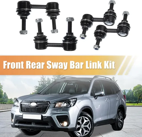 Miniatura 2 de X AUTOHAUX 4 unids barra estabilizadora trasera delantera estabilizador final enlace suspensión kit para Subaru Forester 2003-2008 para Subaru