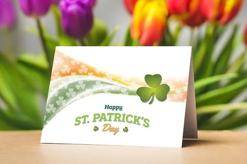 Miniatura 9 de Stonehouse Collection Surtido de tarjetas de felicitación del día de San Patricio, tarjetas irlandesas de la suerte, trébol, duende, decoraciones