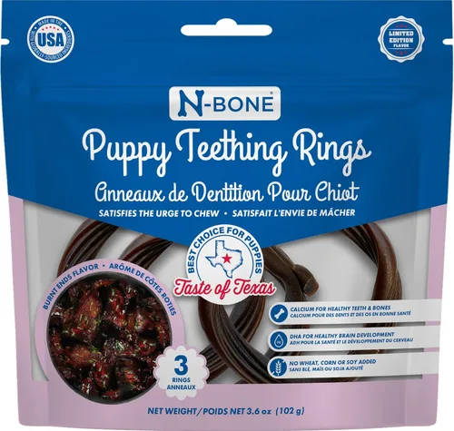 Miniatura 25 de N-Bone Anillos de dentición para cachorros, sabor a pollo sin granos, 6