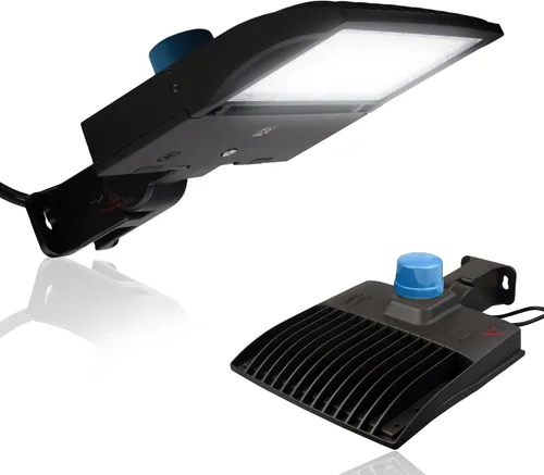 RuggedGrade NextGen III - Luz LED para caja de zapatos de 300 W, 42,000 lúmenes, blanco brillante de 5000 K, montaje de brazo, 277-480 V, carcasa