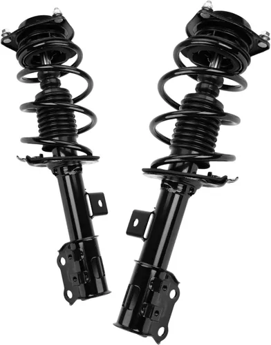 Miniatura 19 de Puntales de amortiguador de repuesto, conjunto completo delantero en pareja, compatible con Nissan Altima 2013-2018 172901/172902 Negro