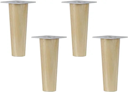 Miniatura 6 de Solid Wood Oak Furniture Legs,Sofa Legs,Coffee Table Legs,Cupboard Feet,Tapered Replacement Legs for TV Cabinets,Dressing Tables,Bookcase,Bench,with