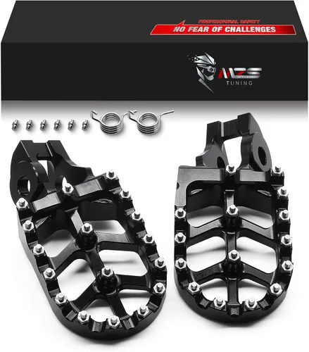 Miniatura 14 de MZS Estriberas eléctricas para motocross compatibles con X3 XXX MX3 MX4 MX5, estriberas Ebike MX más anchas reposapiés resto pedal CNC aluminio negro
