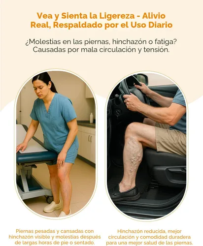 Miniatura 5 de Masajeador de Piernas para Circulación y Alivio del Dolor, Drenaje Linfático y Soporte de Venas Varicosas - Masajeador de Pantorrilla, Pie y Rodilla