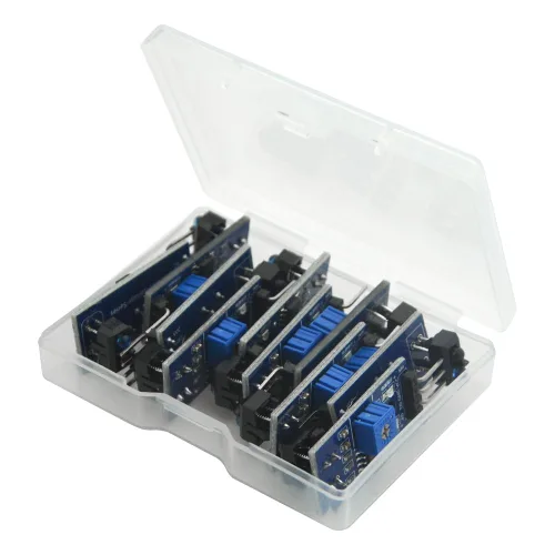 Miniatura 7 de Módulo de interruptor de sensor fotoeléctrico infrarrojo reflectante infrarrojo TCRT5000 3.3-5V Barrera de evitación de obstáculos Módulo de sensor
