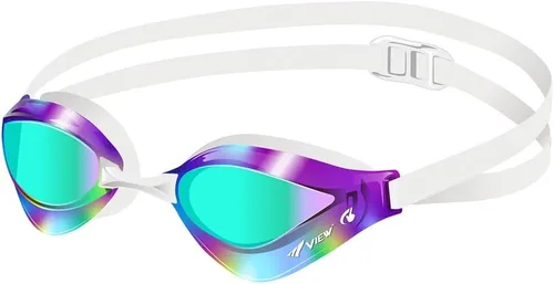 Miniatura 16 de Ver Equipo de natación V-230ASA Blade Orca SWIPE Antivaho Racing Gafas de natación Lente espejada ahumada/azul