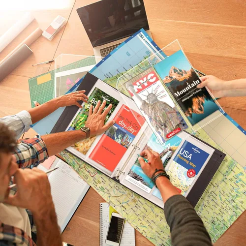 Miniatura 7 de Fundas plegadas para mapas, protector de mapa, página de sobres para carpetas de 3 anillas, soporte para folletos con bolsillos de 4.5 x 11