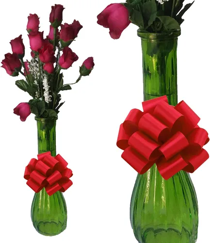 Miniatura 3 de Paquete variado de lazos de regalo de Navidad, 5 pulgadas de ancho, juego de 30, regalos, blanco, rojo, verde esmeralda, azul real, plata, oro