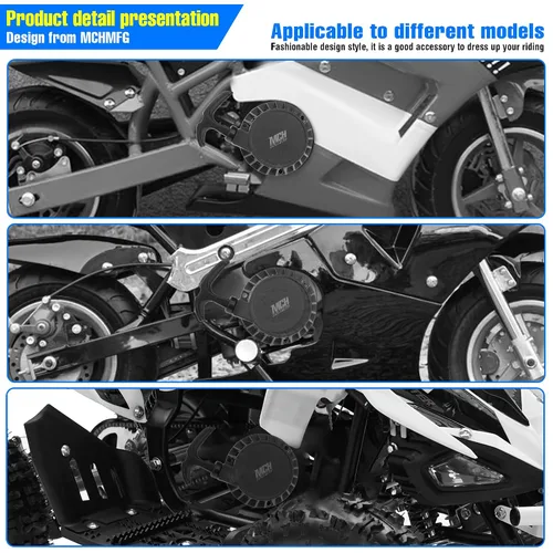 Miniatura 7 de Arrancador de retroceso de fácil tracción para 2 tiempos 47 cc 49 cc Pocket Bike Coolster SSR SX50 Mini Moto ATV Quad Pit Dirt Bike de 4 ruedas