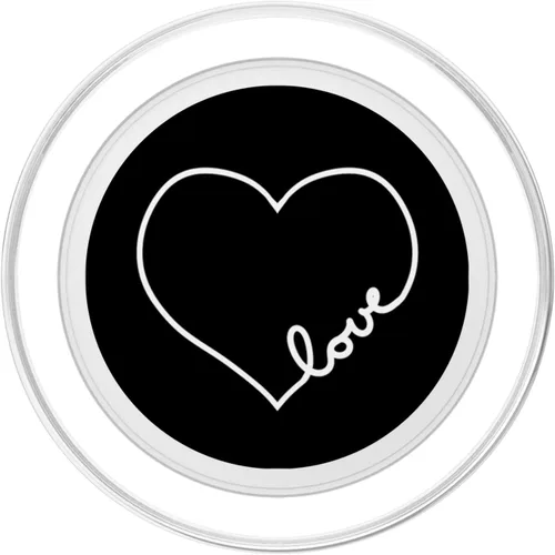 Miniatura 2 de PopSockets - Soporte para teléfonos y tabletas con diseño de corazones blancos