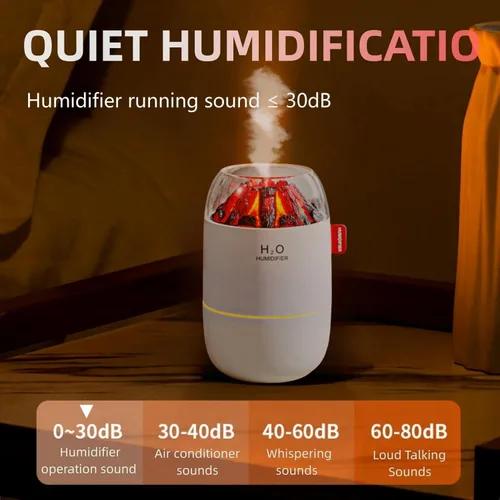 Miniatura 5 de Mini humidificador portátil, pequeña niebla fría, humidificador personal de escritorio para dormitorio de bebé, viajes, oficina, hogar, 2 modos