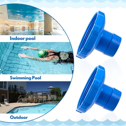 Miniatura 5 de Tondiamo 2 adaptadores de manguera de vacío de piscina, repuesto para manguera de vacío para manguera de vacío para conexión de 1 1/2 pulgadas