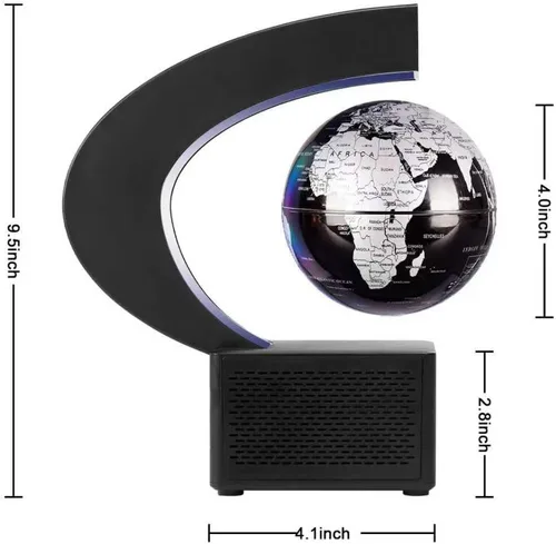 Miniatura 6 de Globo flotante, globos geográficos de levitación magnética con luces LED, globos giratorios de escritorio para niños, hombres y familia