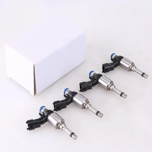 Miniatura 9 de Juego de 4 inyectores de combustible compatibles con Hyundai Accent Veloster Kia Rio Soul 2012-2017, inyector de combustible no turbo, inyector