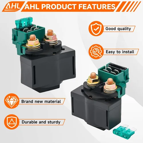 Miniatura 3 de AHL Relé solenoide de arranque para Kawasaki EX250 Ninja 250R 1986-2012