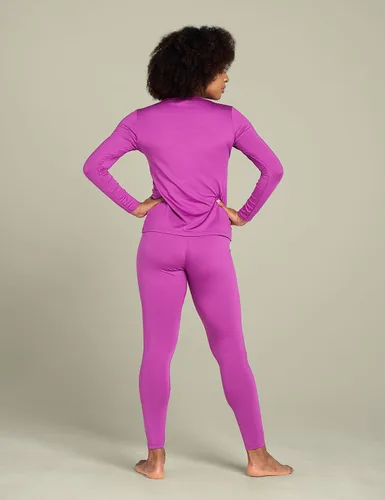 Miniatura 4 de LAPASA Women's Thermal Underwear Set Fleece Lined Long Johns Top & Bottom Soft Base Layer LightMidHeavy Weight L17 L41L44