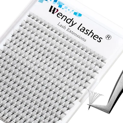 Miniatura 14 de Racimos de pestañas 60D/80D, extensiones de pestañas DIY, pestañas rizadas D, racimos de pestañas esponjosas, longitud mixta 12-16 mm, racimos