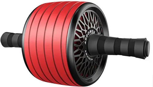 Zerodeko Silent Ab Roller - Dispositivo de fitness para gimnasio en casa, asas antideslizantes, entrenador de núcleo ligero para hombres y mujeres,